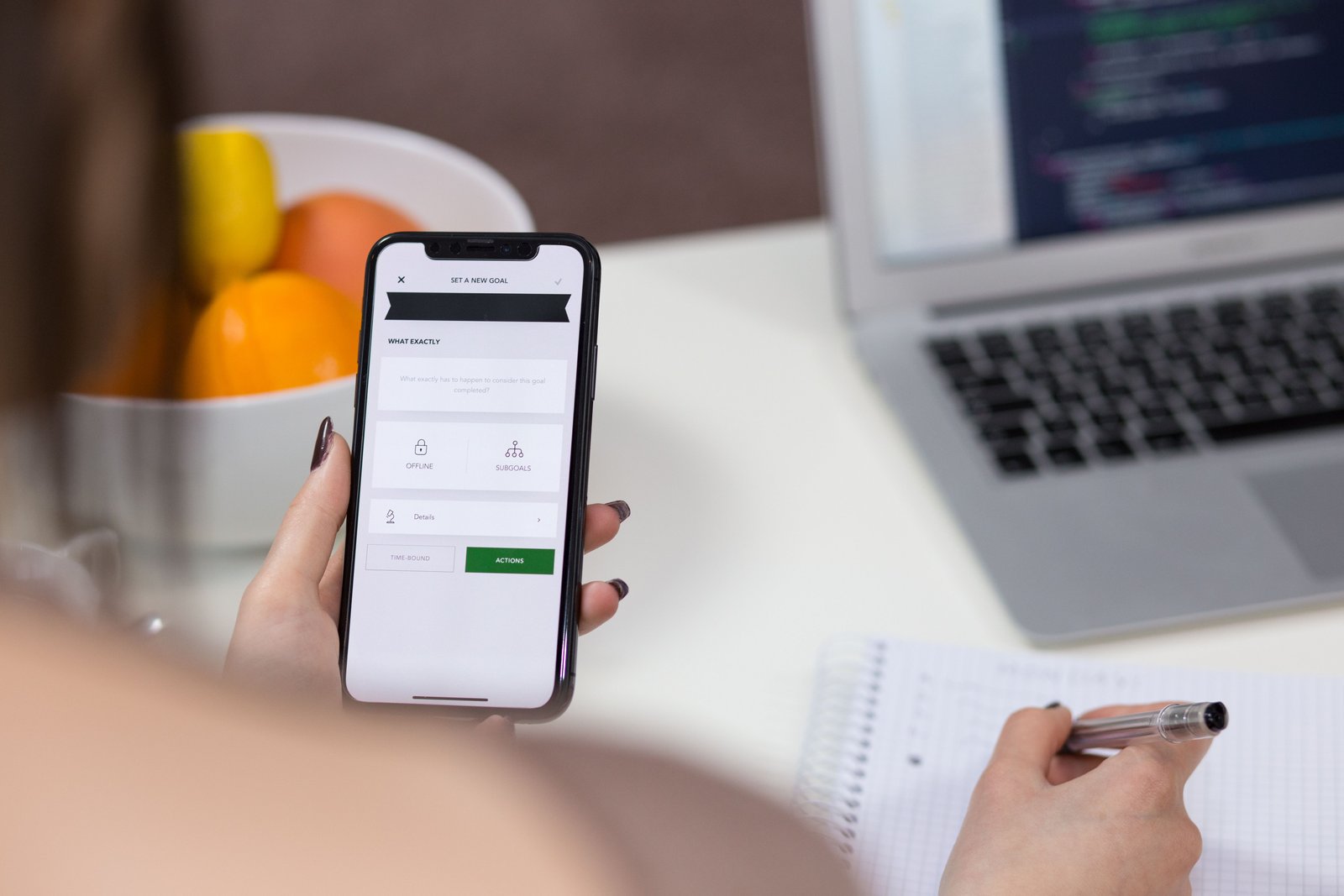 UI design wireframes on screen